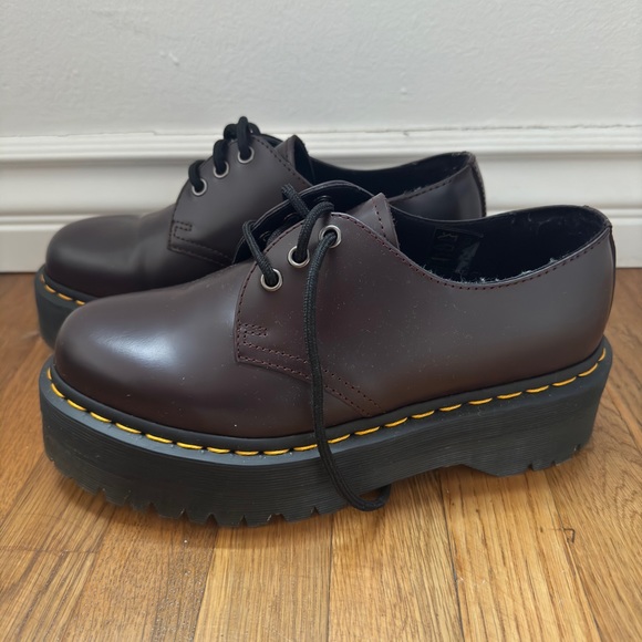 Dr. Martens Shoes - Dr. Martens 1461 Quad Oxfords in Burgundy